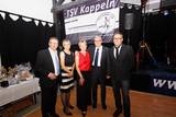 Die Macher des â€ž6. Ball des Sports in Kappeln (v.l.): Dagmar UngethĂĽm-Ancker,  Hartmut FĂ¶h, Frauke Detlefsen, Peter Boltz und Lars Agger.
